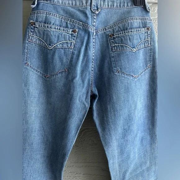 Y2K MaxSport by Max Mara Denim Cuff Jeans Sz 10 made in Rumania Brand New